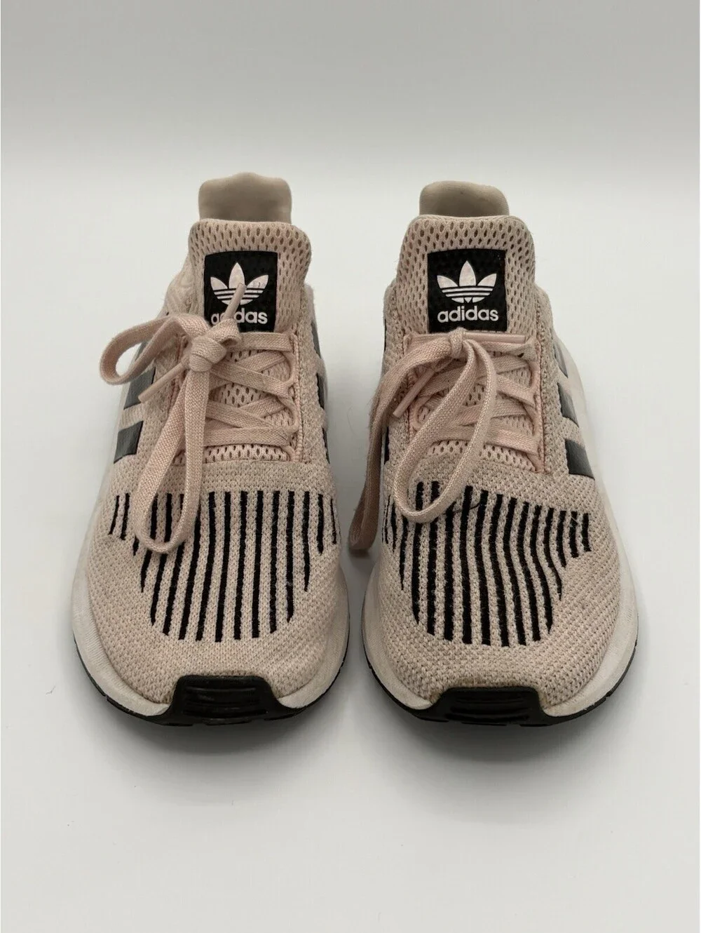 Adidas Swift Run Grey, Trace Pink, Black Size 2